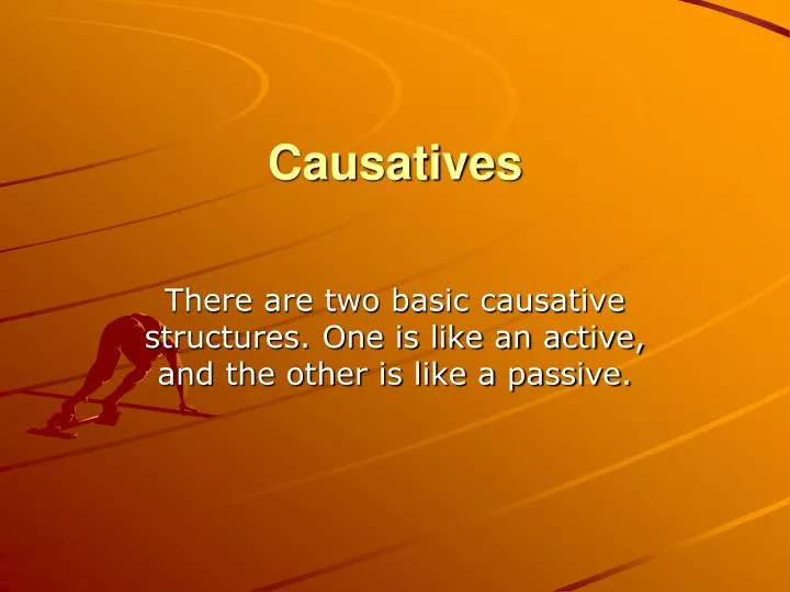 causatives