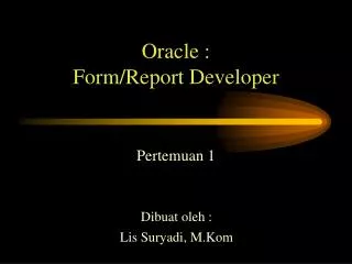 pertemuan 1