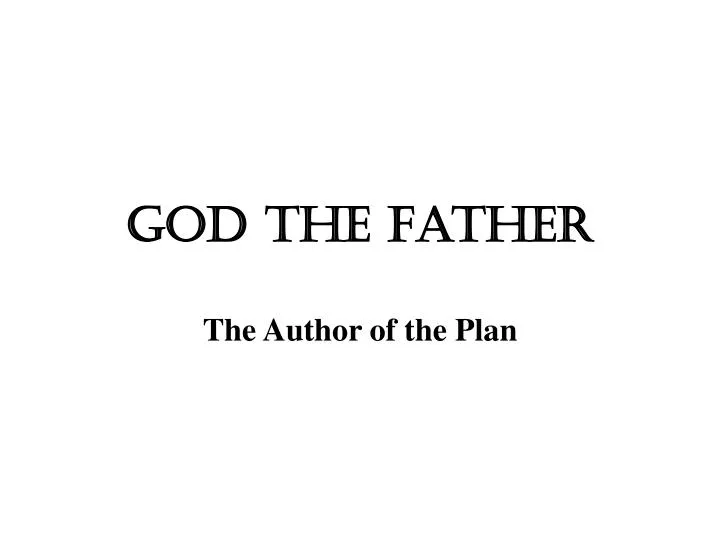 god the father