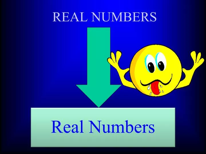 real numbers