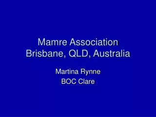 Mamre Association Brisbane, QLD, Australia