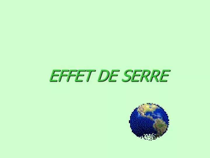 effet de serre