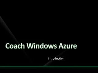 coach windows azure
