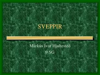 sveppir
