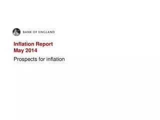 Inflation Report May 2014