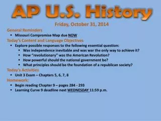 AP U.S. History