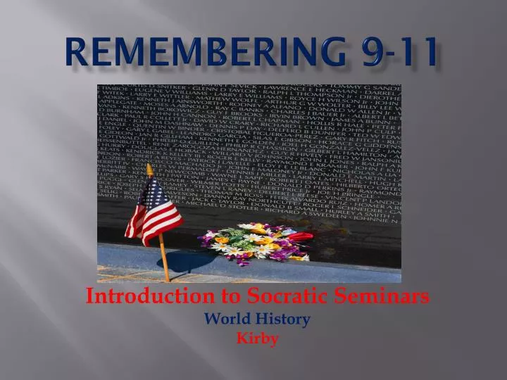 remembering 9 11
