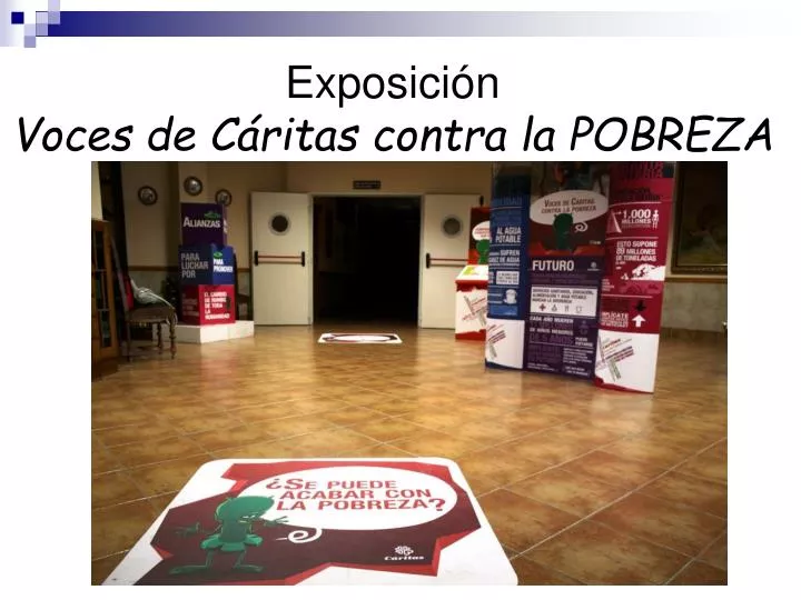 exposici n voces de c ritas contra la pobreza