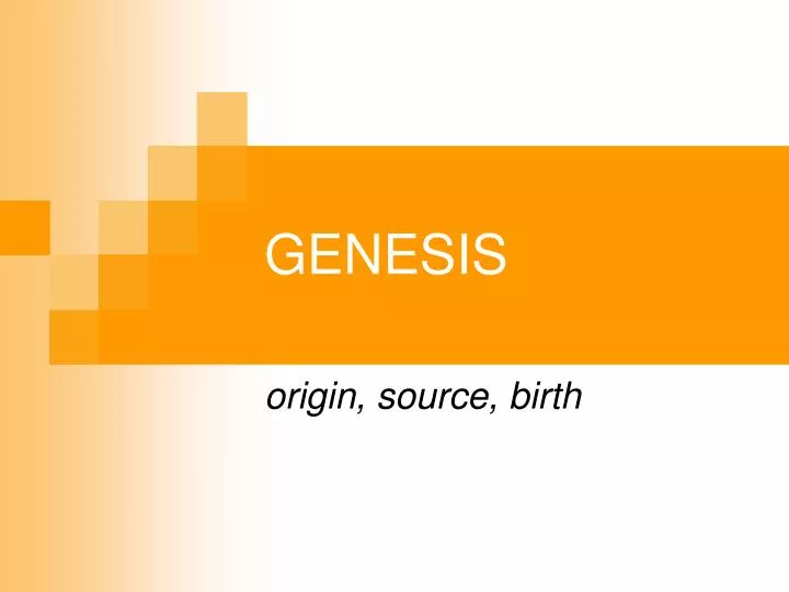 genesis