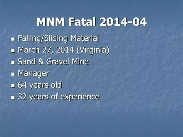 mnm fatal 2014 04