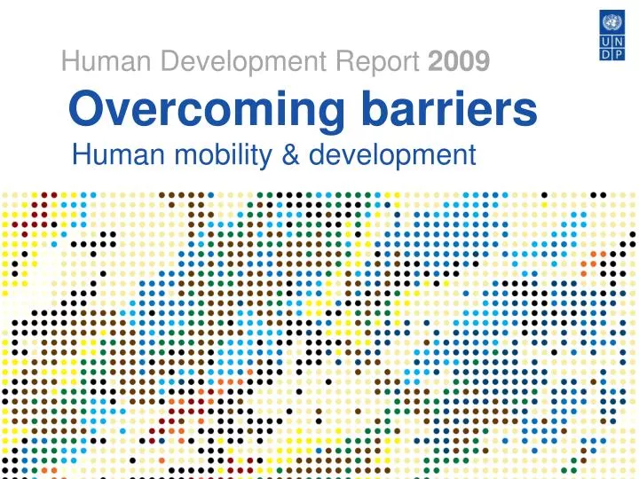 overcoming barriers human mobility development