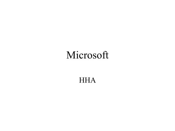 microsoft