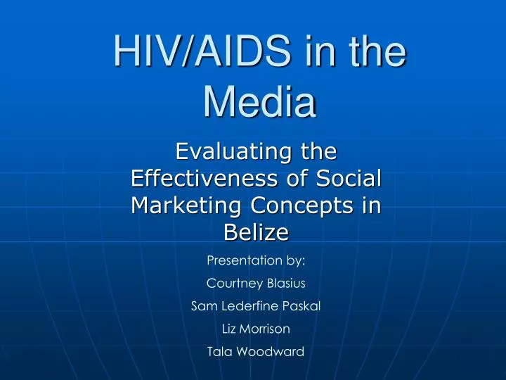 hiv aids in the media