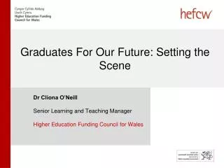 Graduates For Our Future: Setting the Scene