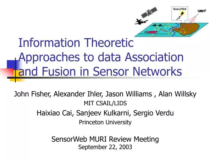 information theoretic approaches to data association and fusion in sensor networks