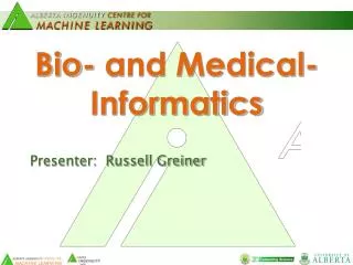 Bio- and Medical-Informatics