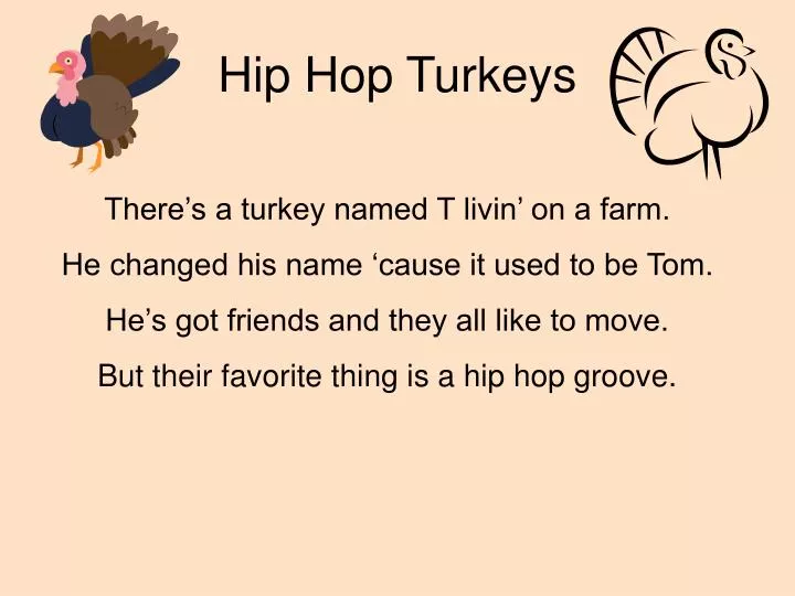 hip hop turkeys