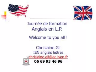 journ e de formation anglais en l p
