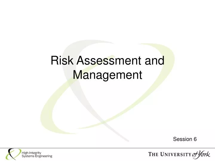 risk assessment and management