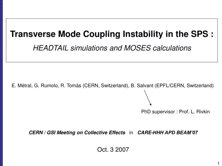 transverse mode coupling instability in the sps headtail simulations and moses calculations