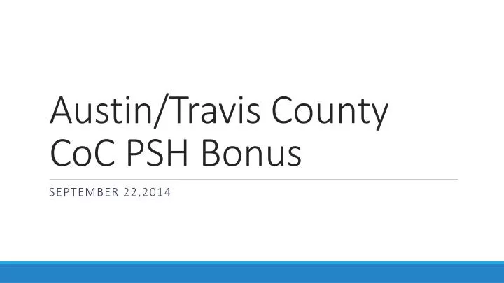 austin travis county coc psh bonus