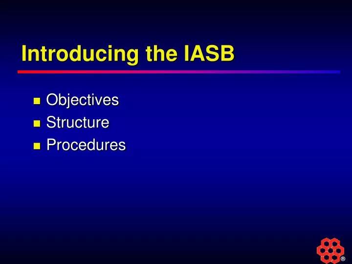 introducing the iasb