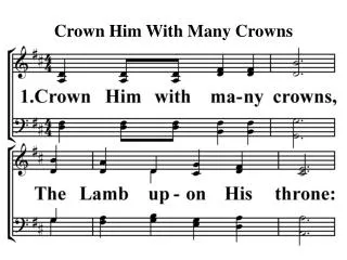 crown him with many crowns