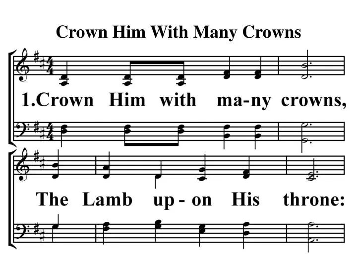 crown him with many crowns