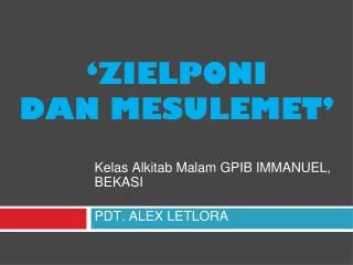 zielponi dan mesulemet