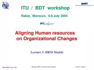 Lecture 3: HRM Models