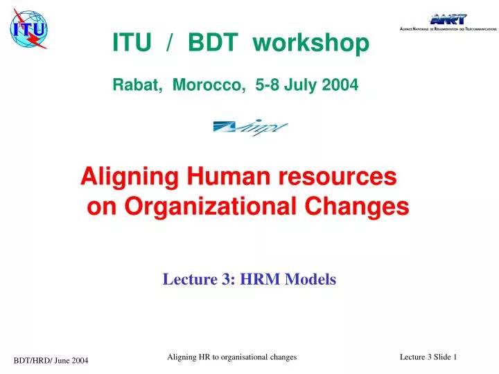 lecture 3 hrm models