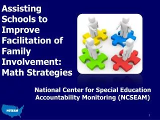 Assisting Schools to Improve Facilitation of Family Involvement: Math Strategies