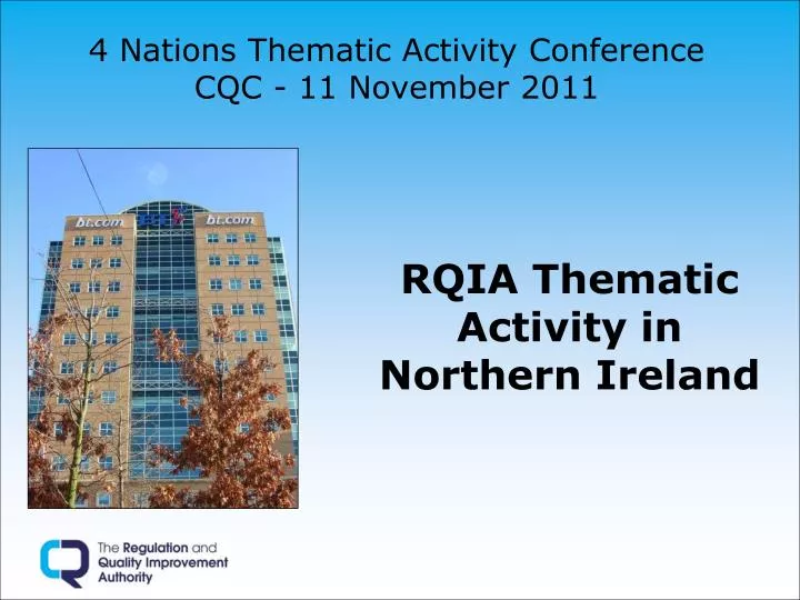 4 nations thematic activity conference cqc 11 november 2011