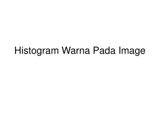 histogram warna pada image
