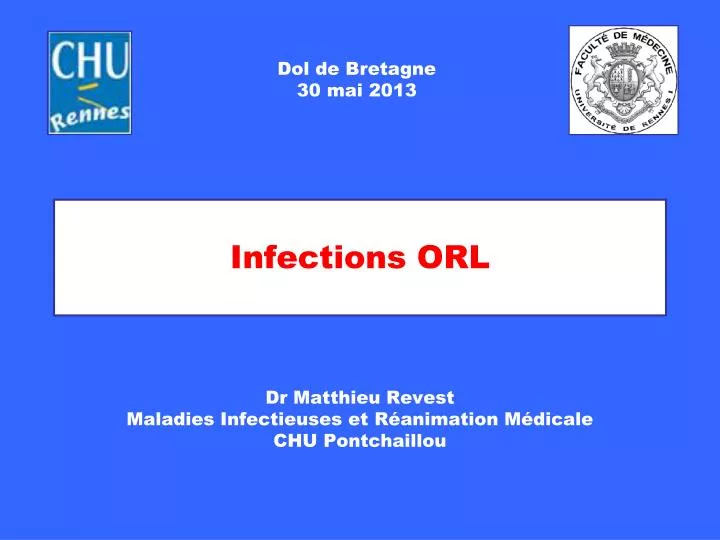 infections orl
