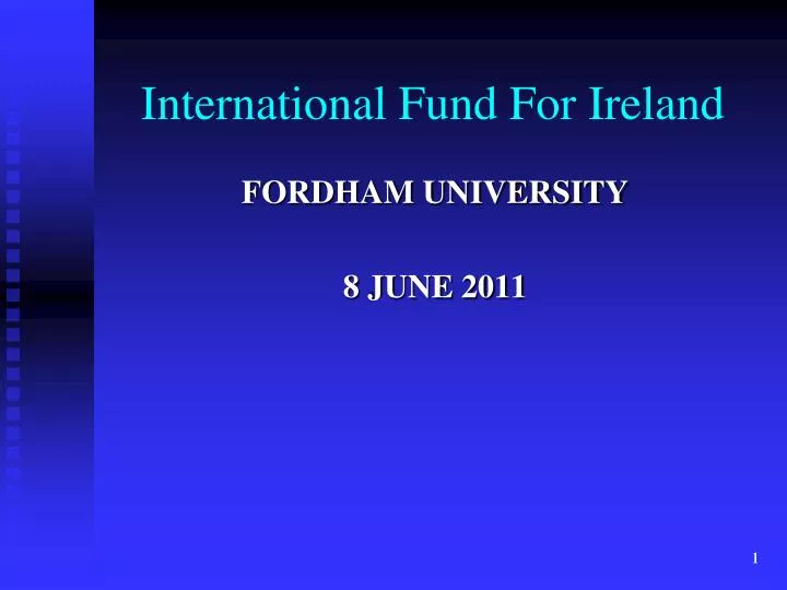 international fund for ireland