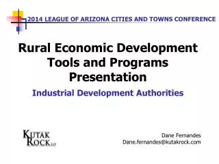 2014 LEAGUE OF ARIZONA CITIES AND TOWNS CONFERENCE