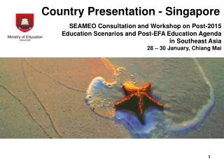 Country Presentation - Singapore