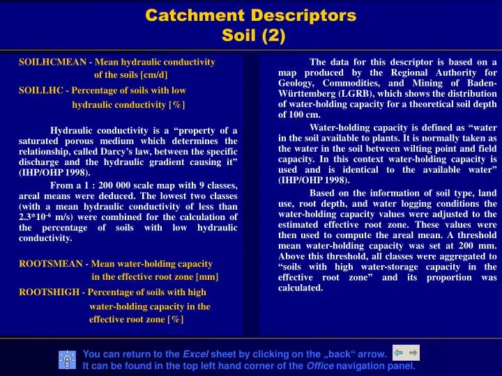 catchment descriptors soil 2