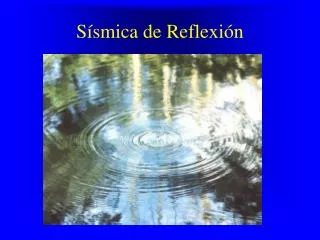 s smica de reflexi n