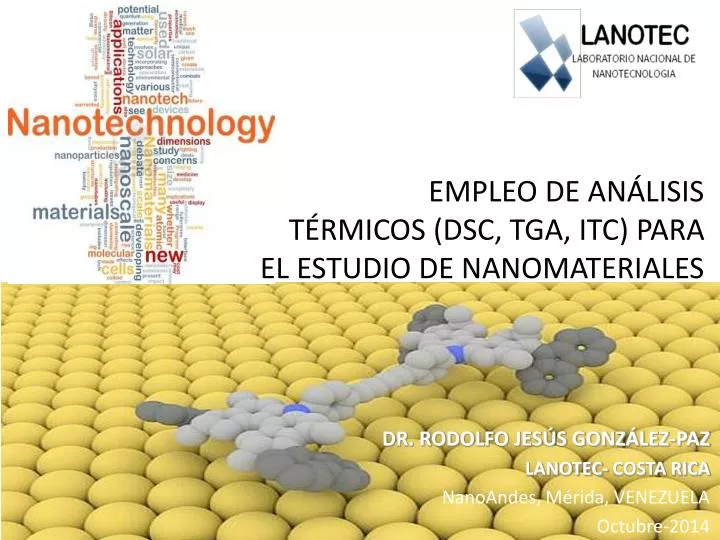 empleo de an lisis t rmicos dsc tga itc para el estudio de nanomateriales