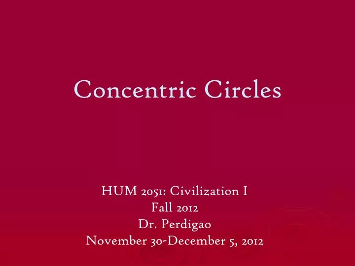 concentric circles