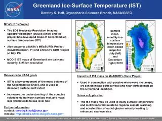 Greenland Ice-Surface Temperature (IST)