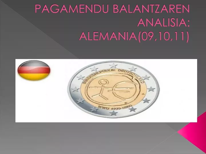 pagamendu balantzaren analisia alemania 09 10 11