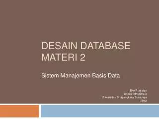 desain database materi 2