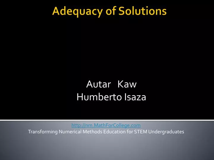 autar kaw humberto isaza