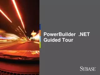 PowerBuilder .NET Guided Tour