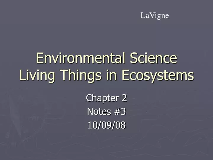 environmental science living things in ecosystems