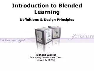 Introduction to Blended Learning