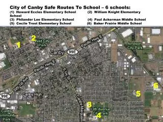 City of Canby Safe Routes To School: Rectangular Rapid Flash Beacon Installation